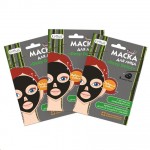 Маска для лица тканевая, Cettua (Сеттуа) 96 г 3 шт Дип Детокс с экстрактом бамбукового угля (вес 1 маски 20 г)