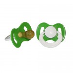 Соска-пустышка, 1 шт бантик в индивид. упак. пакет