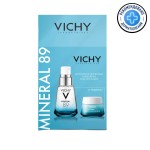 Набор, Vichy (Виши) 30 мл + 15 мл арт. VRU15709 Минерал 89 Интенсивное увлажнение и укрепление кожного барьера гель-сыворотка + крем интенсивно увлажняющий 72 ч коробка + Бонус крем в подарок