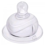 Соска силиконовая для бутылочки, Мир детства 2 шт арт. 12069 с 6 мес быстрый поток с широким горлом