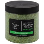Соль-пена для ванн, Senso Terapia (Сенсо Терапия) 560 г Aroma Relax Арома Релакс хвоя и апельсин расслабляющая