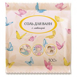 Соль для ванн Аптечный союз лаванда 300 г