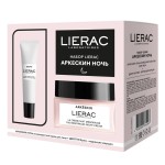 Набор, Lierac (Лиерак) 50 мл + 15 мл Аркескин ночь антивозрастной крем для лица + диопти крем - коррекция морщин