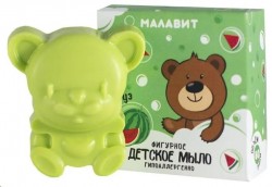 Мыло детское Малавит арбуз фигурное 80 г