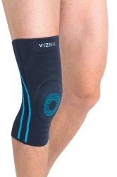Наколенник эластичный Vizor тканый с поддержкой коленной чашечки и связки р. M (34-37 см)