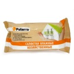Салфетки влажные, Paterra (Патерра) 64 шт Хозяйственные для уборки