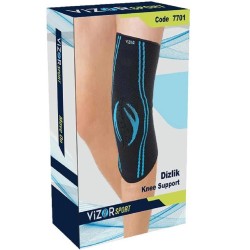 Наколенник эластичный Vizor р. XXL (44-48 см)