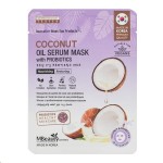 Маска для лица тканевая, MBeauty (МБьюти) 22 мл 1 шт арт. 424940 с кокосовым маслом с пробиотиками саше