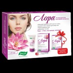 Набор, Лора крем антивозрастной + сыворотка мезоэффект в комплекте с мезороллером +крем для контура глаз