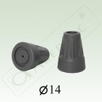 Наконечник для трости и костылей, р. 14 мм 1 шт цвет в ассортименте