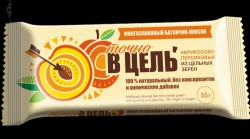 Батончик-мюсли Точно в цель персик абрикос 50 г