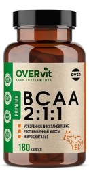 BCAA 2:1:1 OVERvit БАД 180 шт. капс.