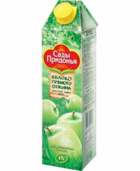 Сок Сады Придонья яблоко прямого отжима 1 л