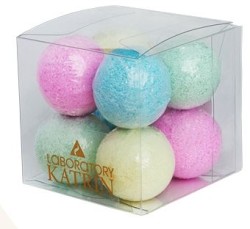 Набор шипучей соли для ванн Laboratory Katrin Микс боллс бурлящие шары 8 шт.