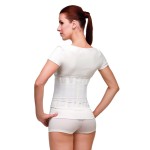 Бандаж фиксирующий компрессионный, Польза р. 5 1105 для пояснично-крестцового отдела позвоночника 6 ребер жесткости белый