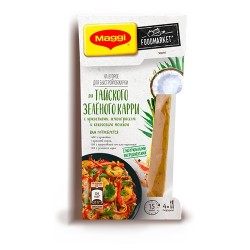 Смесь, Maggi (Магги) 102 г паста для тайского зеленого карри