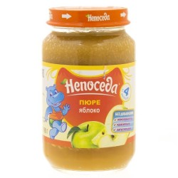 Пюре Непоседа яблоко с сахаром 190 г