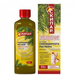 Скипар скипидарный НТВ-01 набор терапевтический для ванн р-р 500 мл желтый
