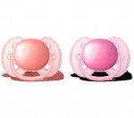 Соска-пустышка силиконовая, Avent (Авент) 2 шт SCF 213/22 ультрасофт классика для девочек 6-18 мес