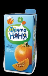 Сок Фрутоняня тыква с мякотью с 5 мес. 500 мл